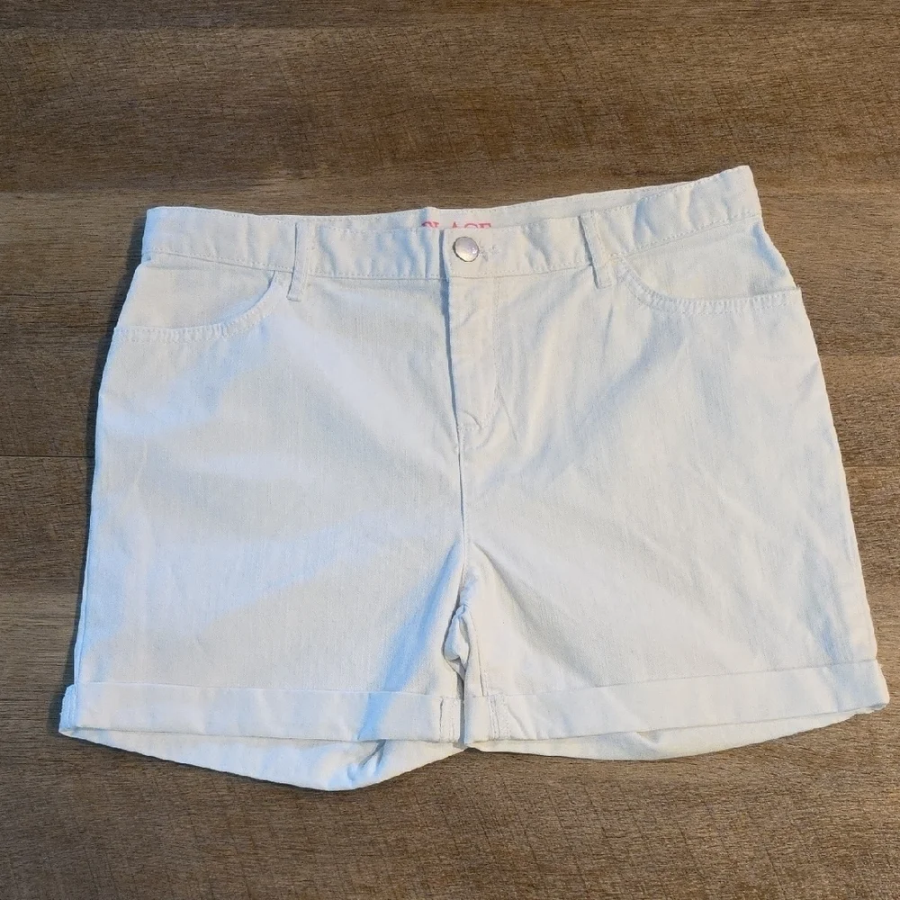 Childrens Place- White Jean Shorts- Size 16